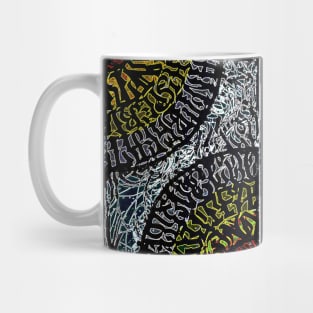 Hand calligraphy art design Mug